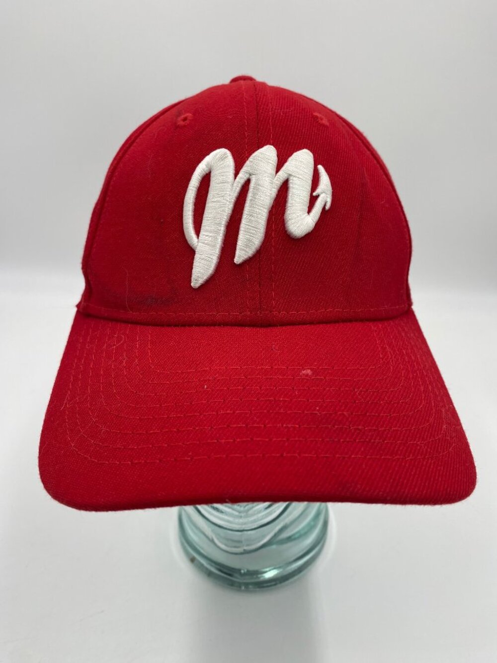 New Era 39Thirty Diablos Rojos del Mexico Hat Red Fitted M/L Baseball Cap LMB M